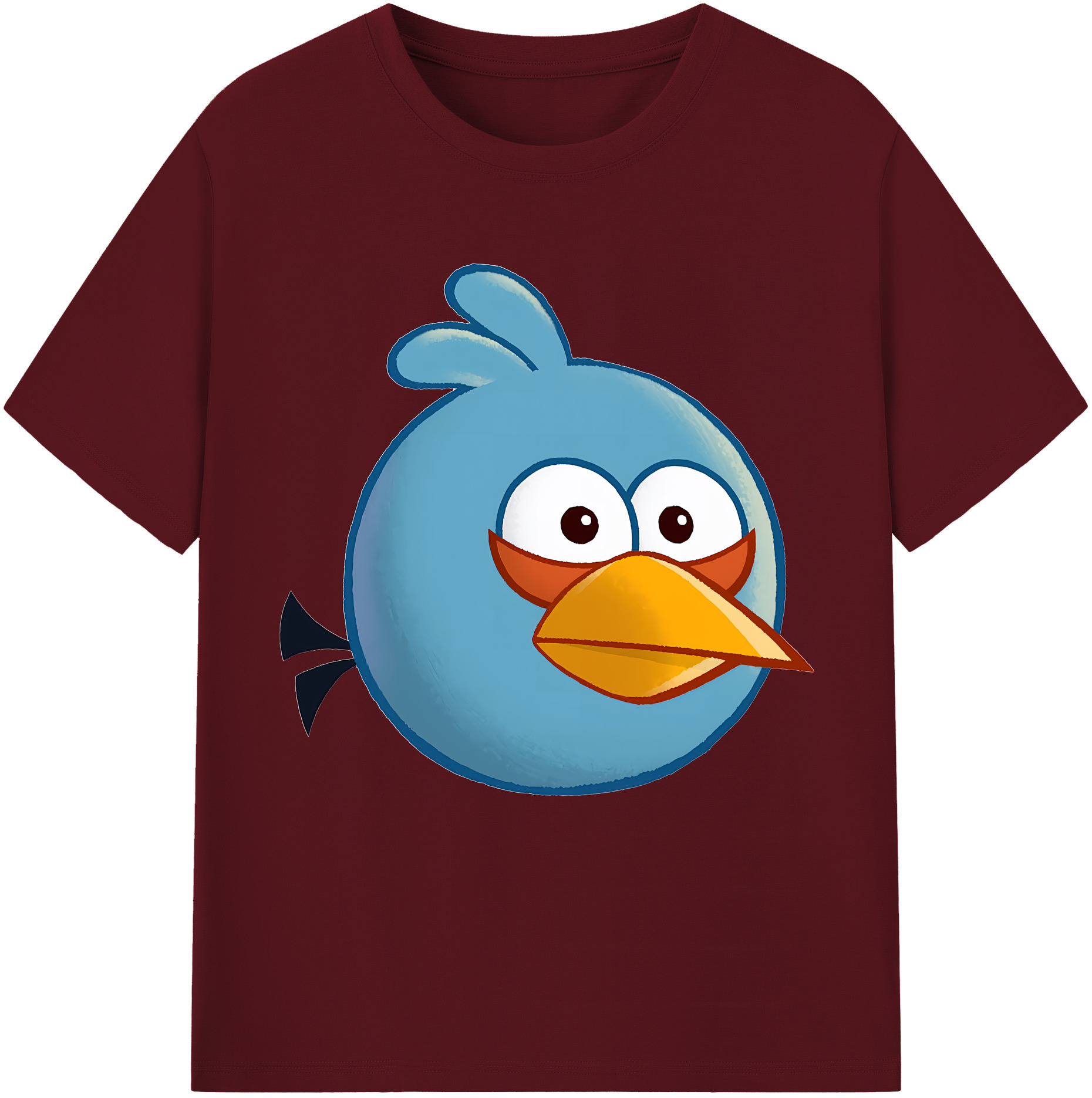 （画像用） Angry Birds アングリーバード 綿100％半袖Tシャツ（フロントプリント）